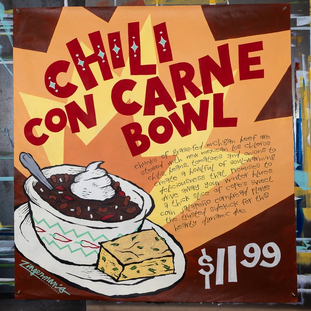 ハンス・ネレマン  ポスター Hand Painted Posters | Zingerman's Deli Artwork