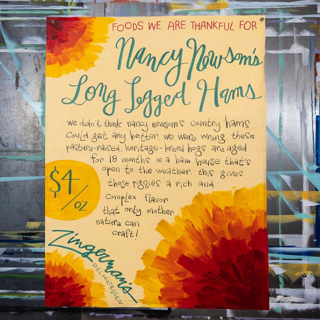 ハンス・ネレマン  ポスター Hand Painted Posters | Zingerman's Deli Artwork