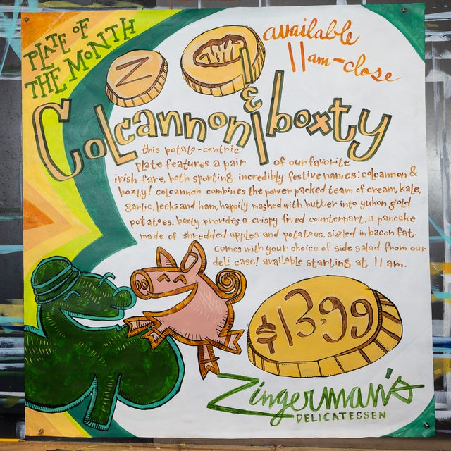 Hand Painted Posters | Zingerman's Deli Artwork