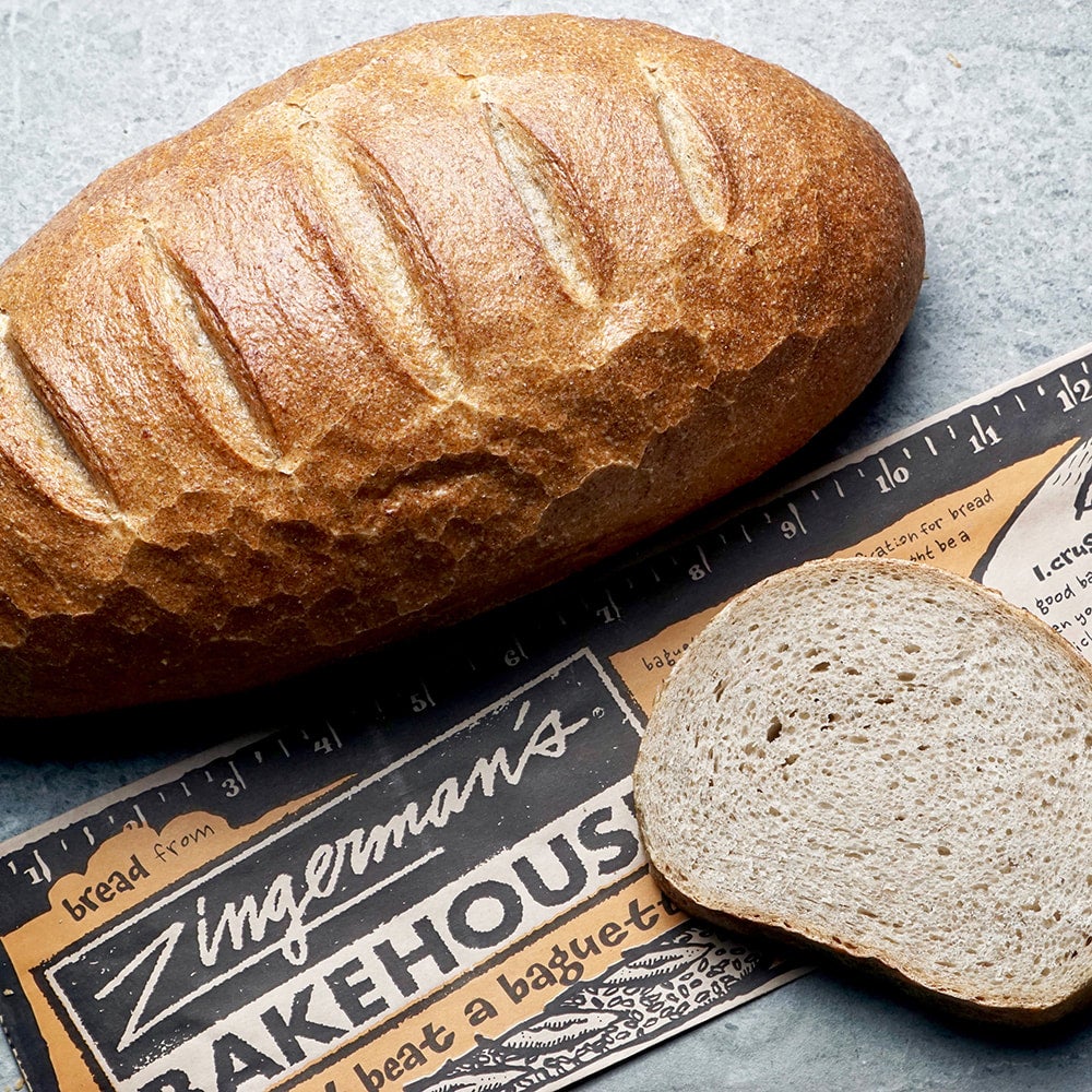 Traditional Jewish Rye Zingerman's Bakehouse Rye Bread Loaf