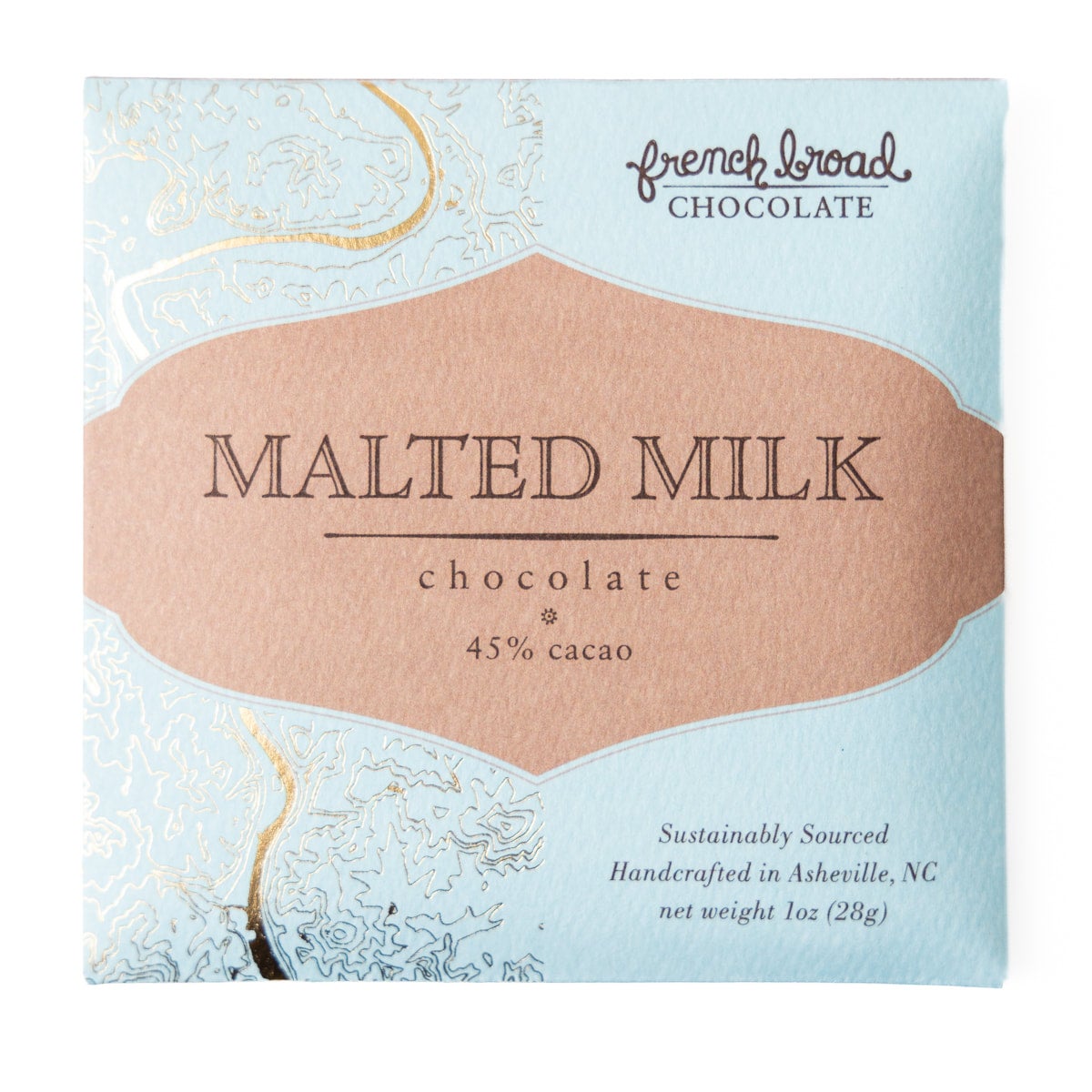 Zingerman's Deli French Broad Malted Milk Chocolate Bar Zingerman's